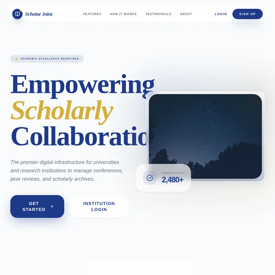 Conference Management System for Academic Institutions project preview