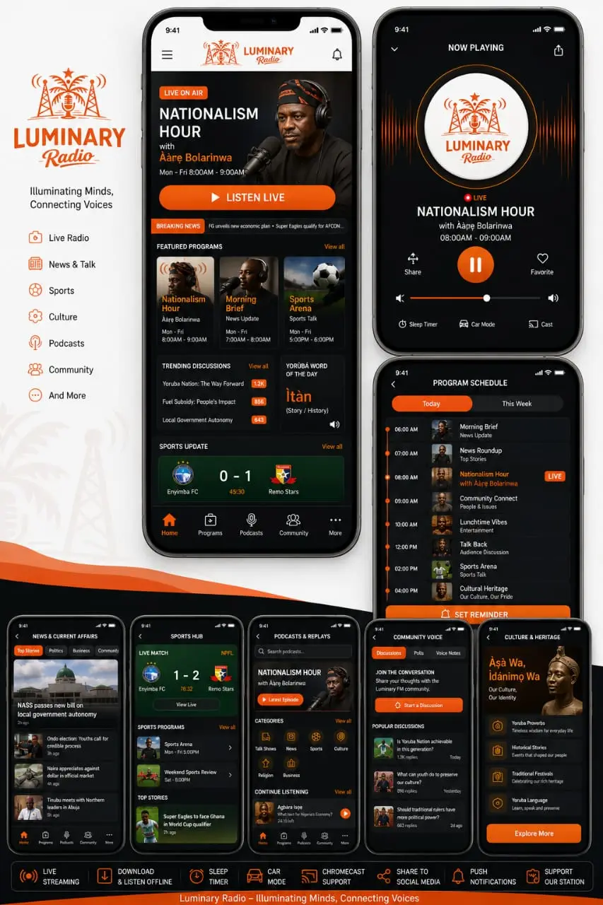 Luminary Radio Mobile App